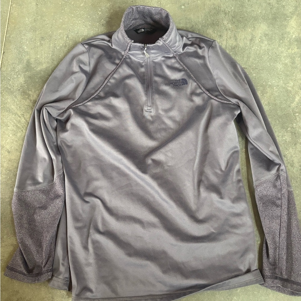 The North Face women’s purple quarter zip